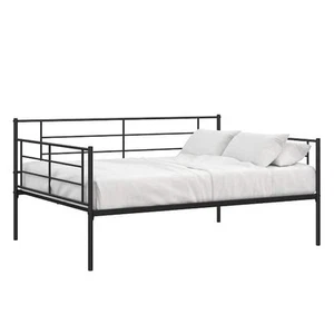 RealRooms Praxis Metal Daybed, Full, Black - Picture 1 of 3