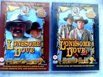 Lonesome Dove & Return to - Robert Duvall Tommy Lee Jones 4 Discs UK. FREE POST. - Image 1 of 2