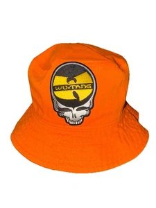 Cappello Shaolin Wu-Tang Band Patch Arancione Secchiello Uomo Taglia L/XL - Foto 1 di 9