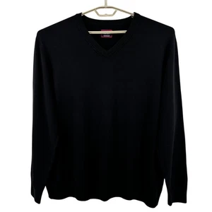 UNTUCKit Herren XXXL 3XL Schwarz Spitler V-Ausschnitt Merinowolle Pullover - Bild 1 von 8