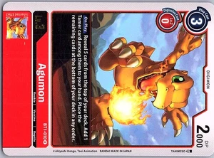 Agumon - BT1-010 BT1-010 R Release Special Booster 1.0 - Digimon Card Game - NM - Picture 1 of 2