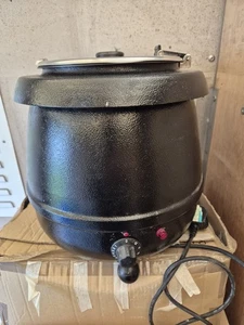 10 Ltr Elektrischer Suppenkessel Gastronomie Curry Eintopf Wärmer die bessere Qualität - Bild 1 von 5