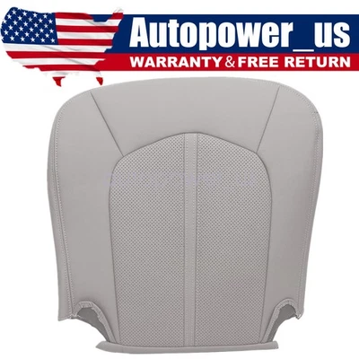 2008 2009 2010 2011 2012 2013 For Cadillac CTS Driver Bottom Seat Cover Gray - Image 1 of 4