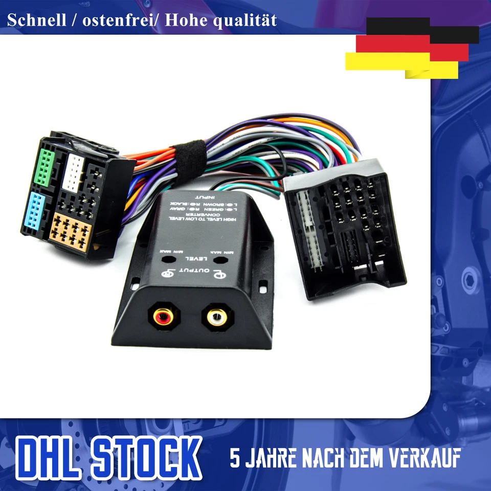 High Low Adapter Converter Quadlock für Audi Seat Skoda VW ab 2010 2X 40W - Bild 1 von 4