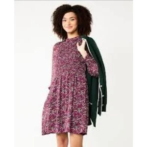 Neu mit Etikett Draper James RSVP lila Blumen Glockenärmel Kleid Größe 2X - Bild 1 von 10