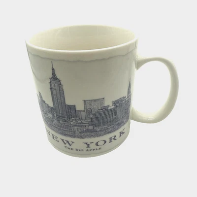 Taza de café Starbucks New York City Skyline The Big Apple 18 oz 2006 cerámica Foto 1 de 4