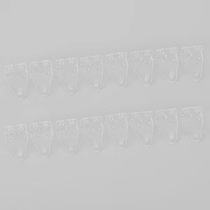 16Pc Blinds Brackets Door Blinds Bottom Bracket Door Blind Hold Down Brackets - Picture 1 of 10