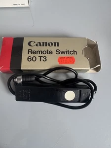 Canon 60 T3 Remote Switch for EOS 5 600 650 620, T90, T70, ETC - BOXED - Picture 1 of 2