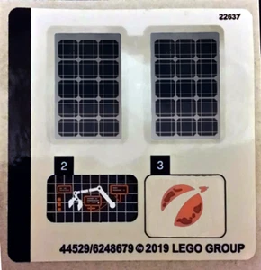 LEGO STICKER SHEET ONLY 60225 ROVER TESTING DRIVE Set New - Picture 1 of 1