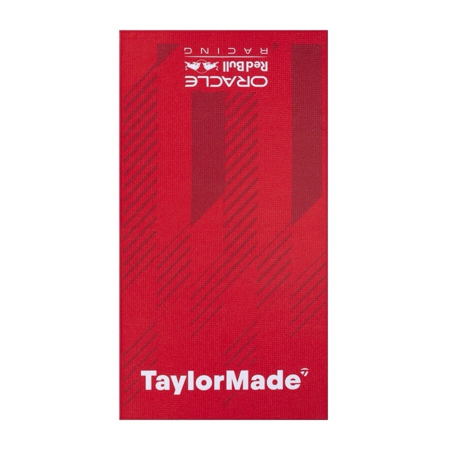 Taylormade 正品甲骨文红牛赛车 ORBR 超细纤维高尔夫毛巾 — 第 1/1 张图片