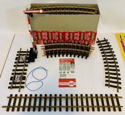 LGB G Scale Brass 1500 Curved Track 12 pcs + 1100 5 pcs + Straight Track + MORE! - Image 1 of 4