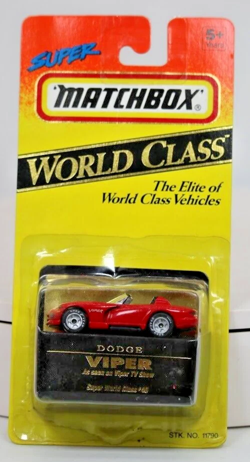 Matchbox 1993 World Class 11790 Mach III Sting Ray Rx-7 Db-7 Set of 6 MOC
