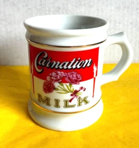 Taza de porcelana vintage colección de leche de clavel de Franklin porcelana 1984-EE. UU. - Imagen 1 de 10