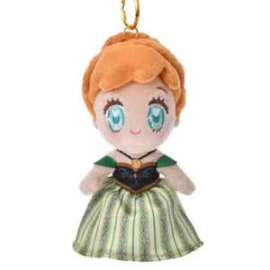 Disney Store Japan Anna TINY Series Plush Keychain - Frozen Coronation Outfit - Picture 1 of 3