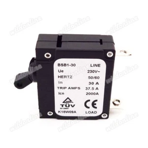 Generator 230 V 30 AMP 30A Leistungsschalter Hertz 50/60 37,5 A Auslöseverstärker - Bild 1 von 6