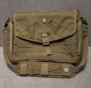 Mission Critical S.01 Diaper Messenger Laptop Khaki Brown *GUC* - Picture 1 of 10
