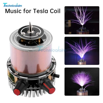 DC48V Mini Electric Plasma Music Tesla Coil Arc Generator Bluetooth Connectable - Bild 1 von 4
