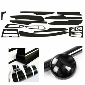 Car 5D Carbon Fiber Pattern Interior DIY Trim Decals For BMW X5 F15 2008-2018 - Picture 1 of 6