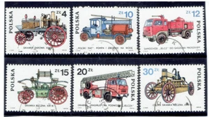 POLAND 1985 Fire Engines FU CV $1.65 - Picture 1 of 1