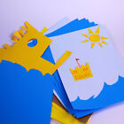 Seaside Coloured Paper Card Marine Life Ocean 160gsm Pack 40 Sheets