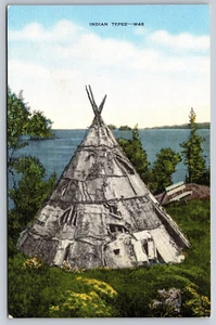 AK Indianer Tipi - Bild 1 von 2