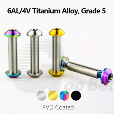 Titanium Rear Shock Suspension Bolt Screw Folding Bicycle DownHill Bike Tuning - Image 1 of 4