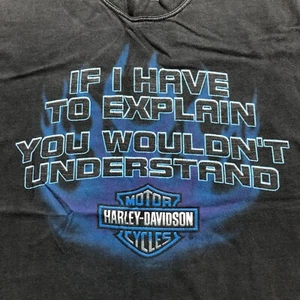 Vintage Harley Davidson Grand Cayman If I Have to Explain Herren T-Shirt Gr. M 2002 - Bild 1 von 12