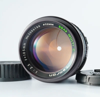EX+++++ TAMRON BBAR MULTI C. 105mm F/2.5 MF Adaptall Lens For Nikon F From JAPAN - Image 1 of 4