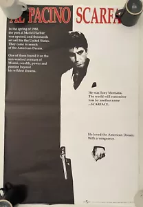 SCARFACE, AL PACINO, RARO POSTER LICENZA ANNI 2000 - Foto 1 di 9