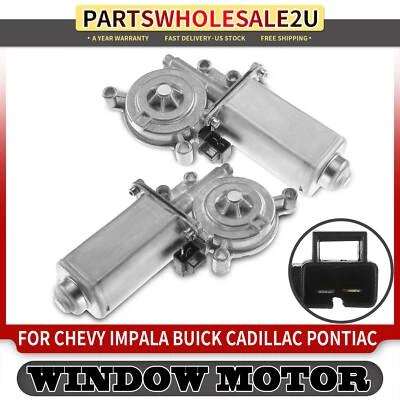 Motor elevador de ventana izquierda y derecha 2 para Chevy Impala Cadillac Buick LeSabre Pontiac Foto 1 de 4