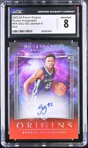 2023-24 Panini Origins GG Jackson II #RA-GGJ Rosso /99 Auto Rookie CGC 8 - Foto 1 di 2