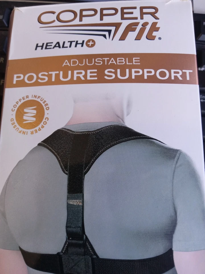 Soporte de postura ajustable negro Copper Fit Health 1 paquete caja dañada Foto 1 de 1