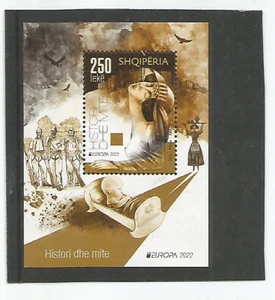 Albanien Europa 2022 Block Geschichten und Mythen postfrisch - Bild 1 von 1