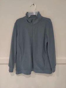 NWT Hi-Tec Women's Super Cozy Full Zip Tech Fleece Blue Size M $70 WWW056 - Picture 1 of 2