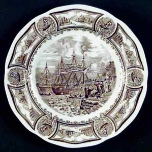 Vintage Ironstone J & G Meakin Americana Stil Haus Dessertteller Menge 2 - Bild 1 von 2