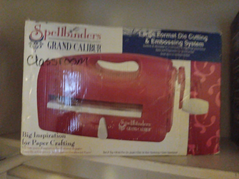 Spellbinders Grand Calibur Red Embossing Die Cutting Machine with Plates Used - Image 1 of 1