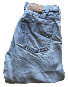 LEVIS 550 Jeans Mens W 32 L 28 Relaxed Fit Tapered Leg Vintage Blue Denim No 148 - Picture 1 of 11