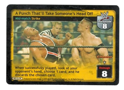 WWE Raw Deal Jone Cena A Punch That'll Take Someones Head Off FREE SHIP!! - Image 1 of 2