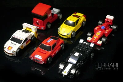 SHELL V-POWER LEGO FERRARI 2012 Collectible Model Cars #40196,30192,30193,30194 - Image 1 of 4