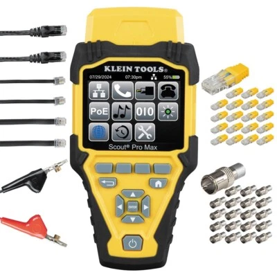 Klein Tools VDV501-770 Scout® Pro Max Network Cable Tester With Remote Set - Image 1 of 4