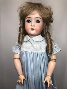 25” Antique Germany Bisque “My Girlie III” Compo Doll Jointed Body Blue SL Eye L - Picture 1 of 12