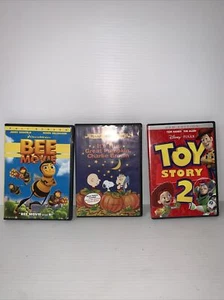 Lot Of 3 DVD Toy Story 2/ Peanuts Classic/ Bee Movie - Picture 1 of 5