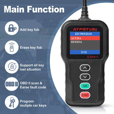 Kit de herramientas de repuesto de llavero usado para Honda CR-V Civic Accord Odyssey 2006-2024 Foto 1 de 4