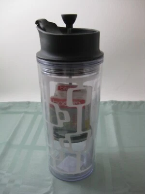 Caneca/copo de viagem Starbucks/BODUM marca 16 oz 2008 imprensa francesa - Imagem 1 de 4