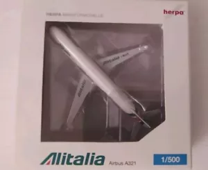 Herpa Wings 1:500 509169 Alitalia Airbus A321 - Foto 1 di 3