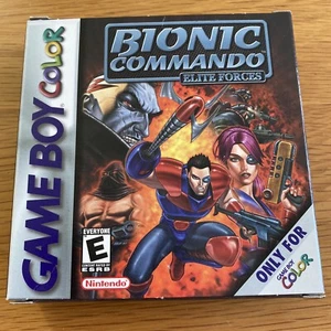 Gameboy Color Bionic Commando Elite Forces Boxed With Manual Very Clean GWO - Picture 1 of 10