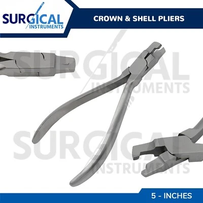 Alicates corona y carcasa - Instrumentos de ortodoncia dental acero inoxidable grado alemán Foto 1 de 4