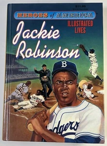 Heroes of America: Jackie Robinson 1995 Hardcover Biography MLB Civil Rights - Imagen 1 de 21