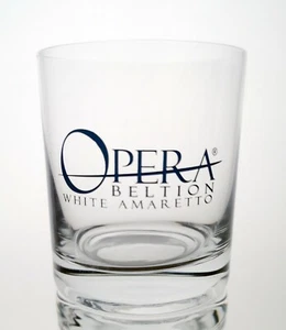 Opera Beltion White Amaretto Glass Brand New Rare - Picture 1 of 2