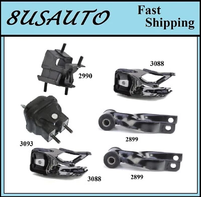 6件装电机安装适合2005-2008庞蒂亚克大奖赛5.3L — 第 1/4 张图片